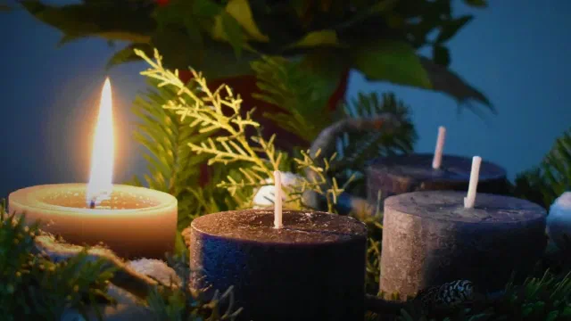 Why is Advent Blue?