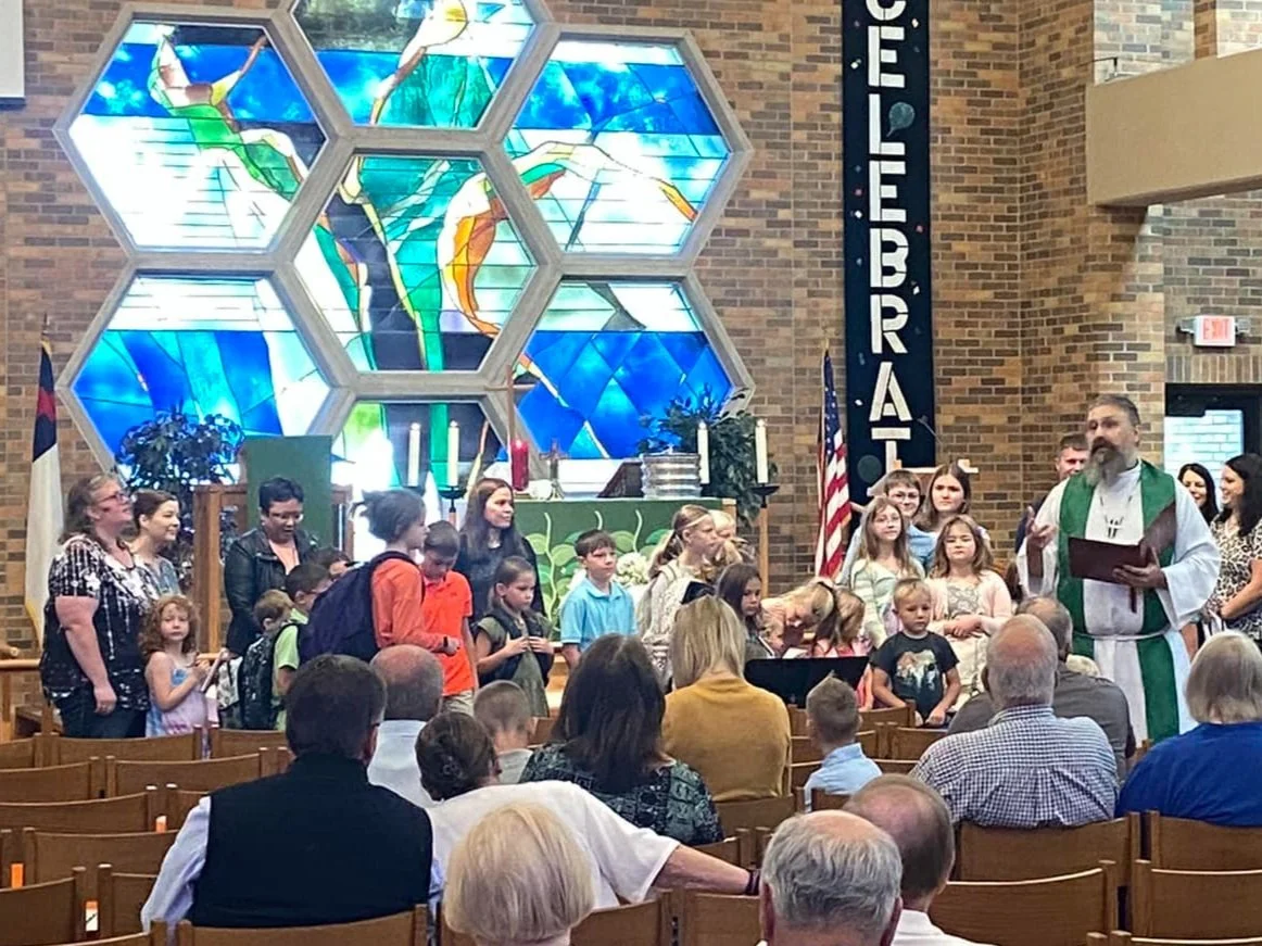 Blessing of backpacks for children and teachers